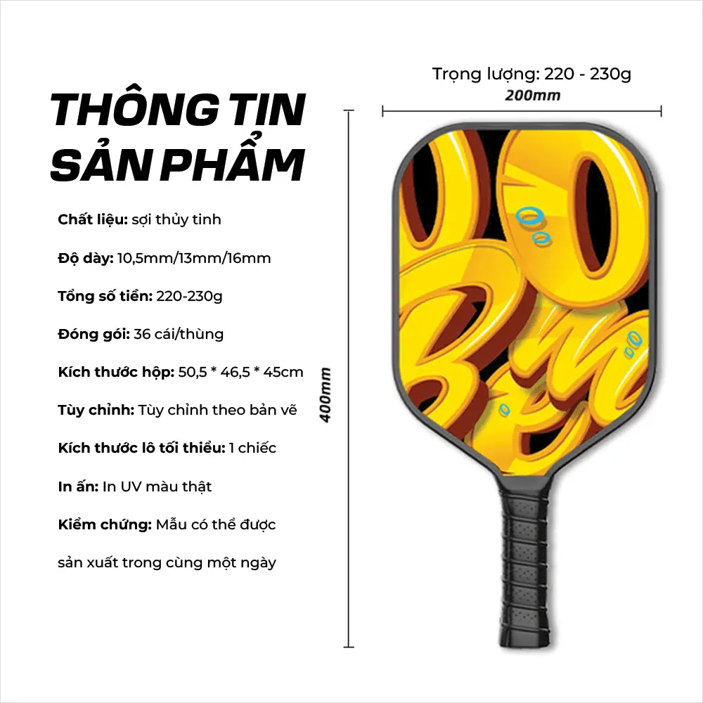 Chất liệu vợt Pickleball nào tốt nhất 