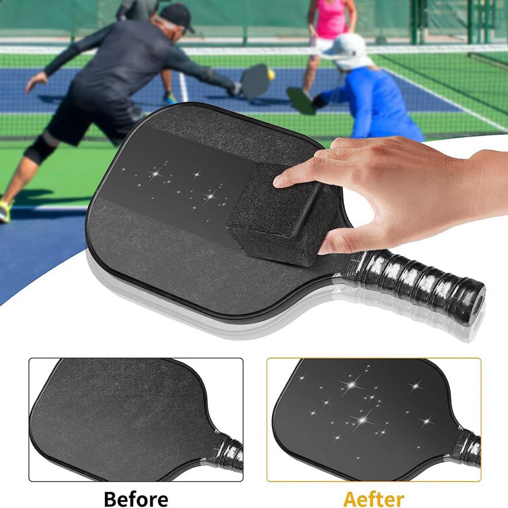 Vệ sinh vợt pickleball Kevlar Dùng cục tẩy cao su hay khăn vi sợi 